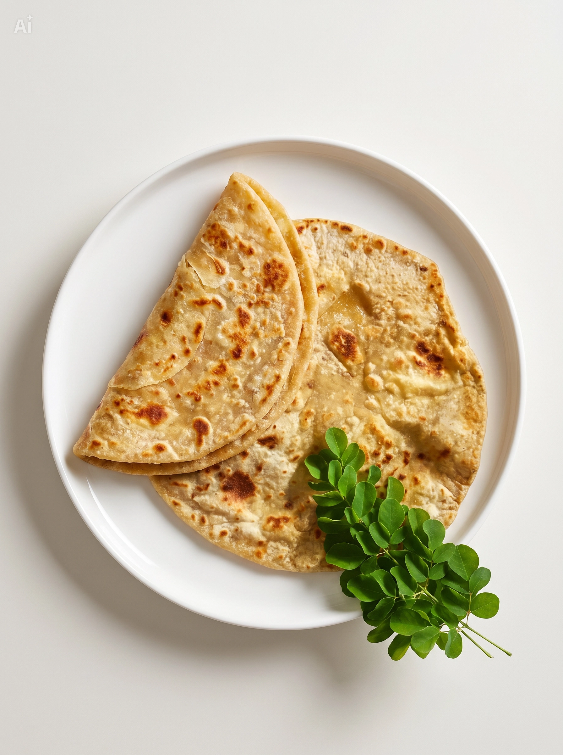 Gluten-Free Moringa Farata | Healthy High-Fibre Flatbread