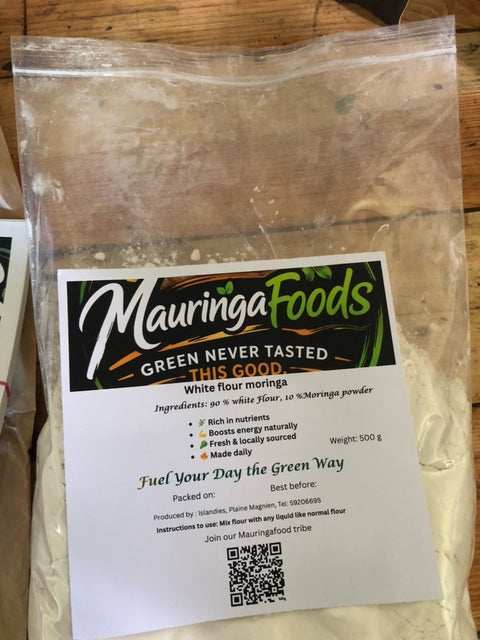 white flour Moringa Farata | Soft & Nutritious Traditional Flatbread